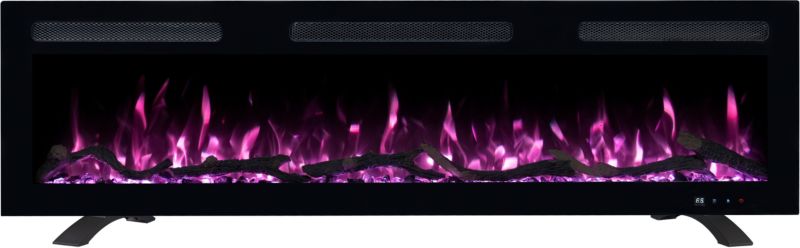 Elektrisk Pejs LED Monarch 127 cm Sort
