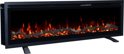 Elektrisk Pejs Regal 182 182x35 cm Sort LED