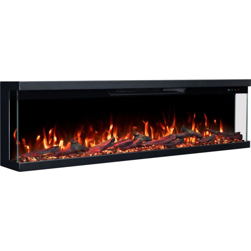 Elektrisk Pejs Unity 183 LED Sort 183 cm