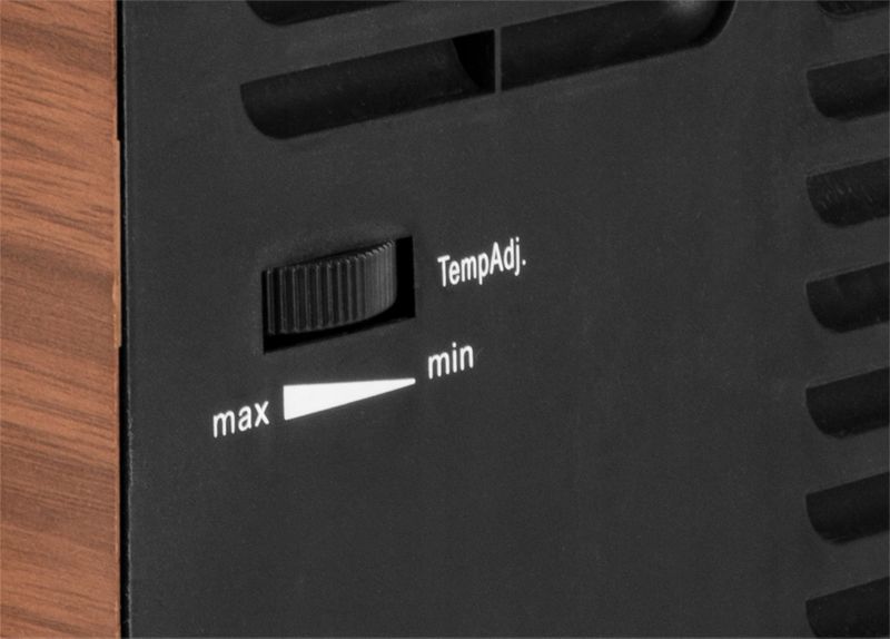 Elektrisk Kamin 1500W 25x30,4 cm Fritstående med Varme