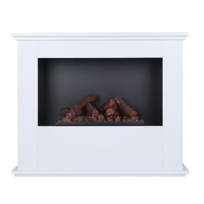 Ferretti Etna Hvid Elektrisk Damppejs Portal med Realistisk 3D Flamme