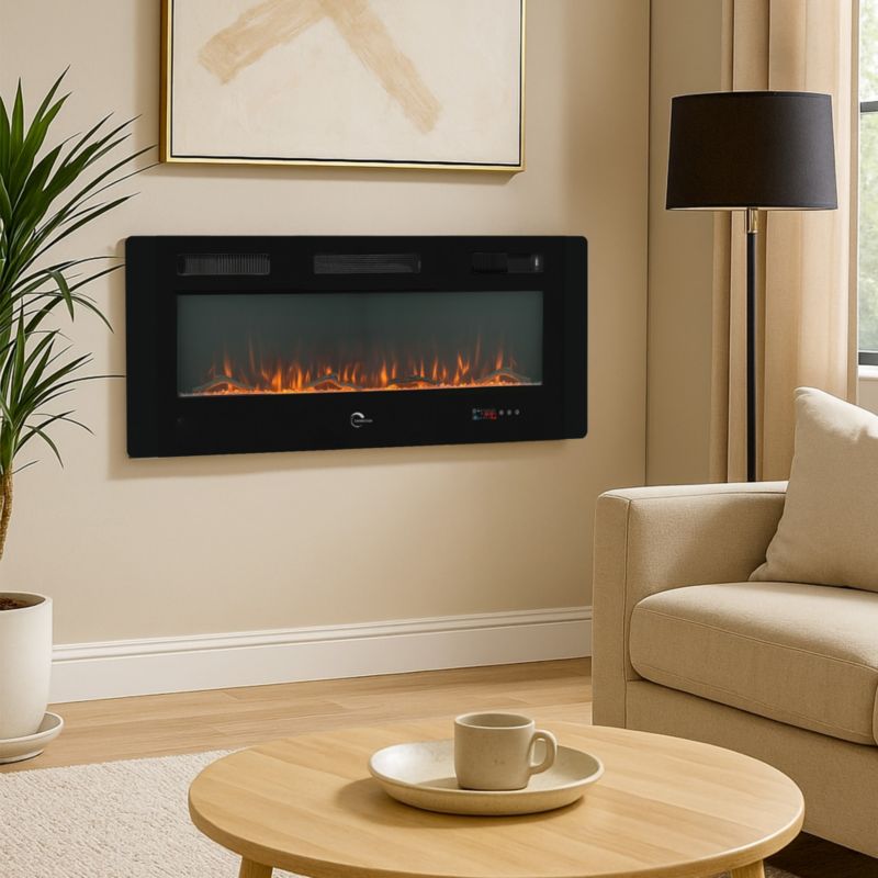 Elpejs Valtaia 127 cm 2000 W Sort