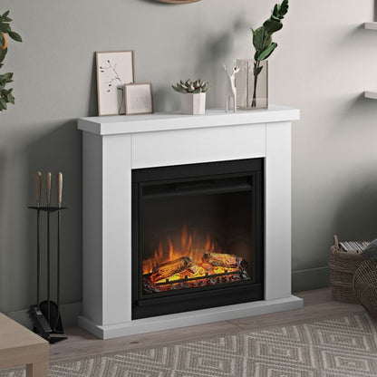 Elektrisk Kamin Frode 99x88,3 cm Hvid