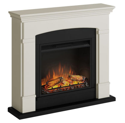 Elektrisk Pejs Helmi 107x95 cm Creme