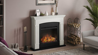 Elektrisk Pejs Helmi 107x95 cm Creme