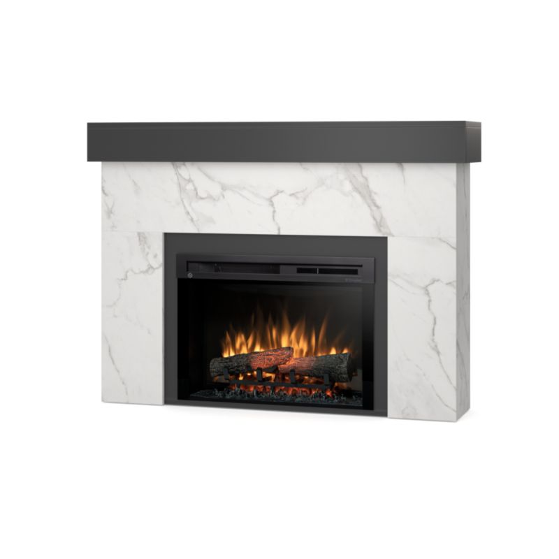 Elektrisk Pejs Aven 1400W 26" Marmor Sort Mat | 5905317816342