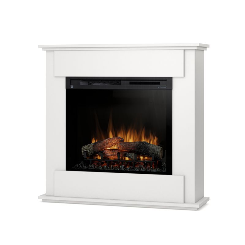 Elektrisk Pejs Fonte 28" LED 1400W Hvid