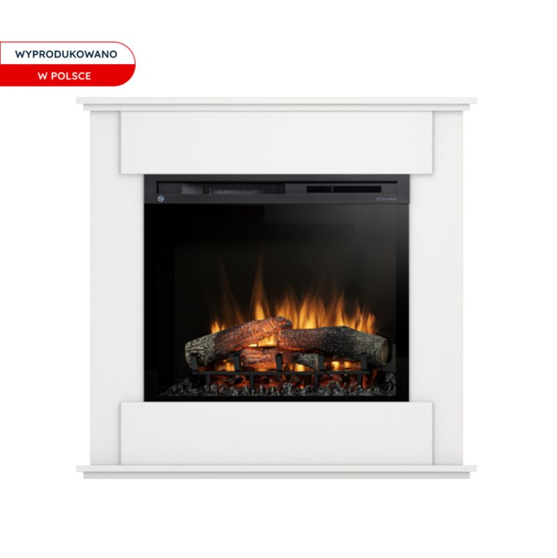 Elektrisk Pejs Fonte 28" LED 1400W Hvid