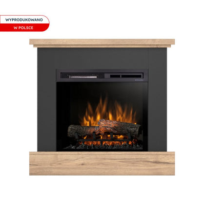 Elkamin Jukon 23" XHD LED 1400W Sort Lys Eg