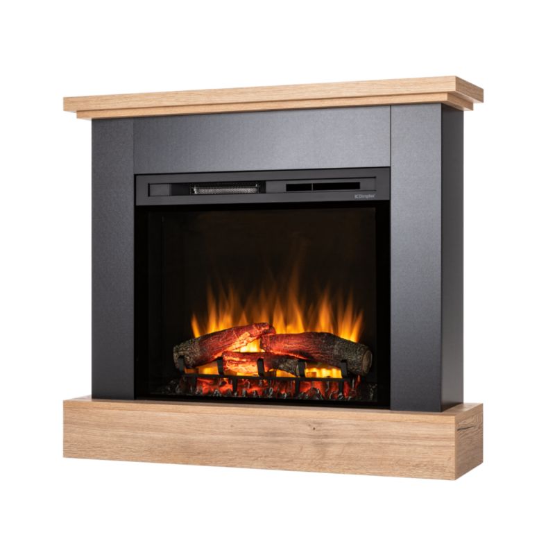 Elektrisk Pejs Jukon 28" XHD LED 1400W Lys Eg