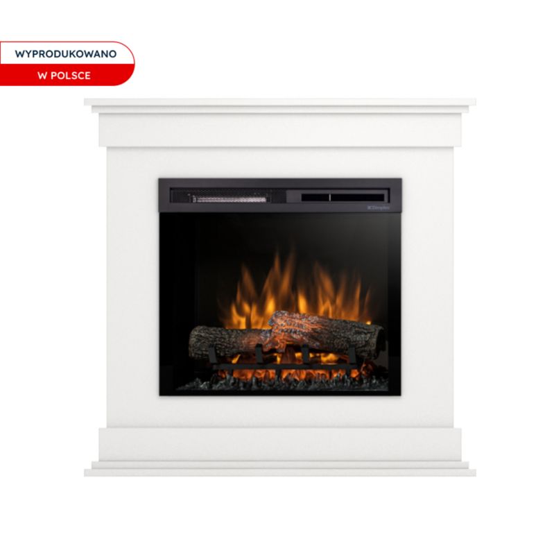 Elektrisk Pejs Lenox 23" 93x90 cm Hvid Mat