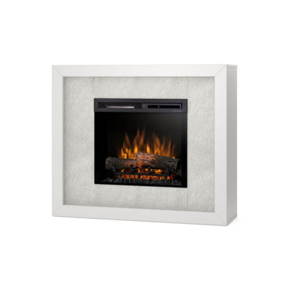 Elektrisk Pejs Litos 1400W 108x92 cm Hvid Mat