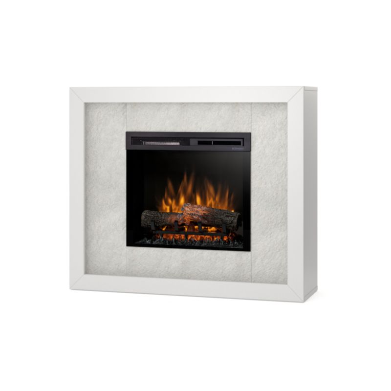 Elektrisk Pejs Litos 1400W 108x92 cm Hvid Mat