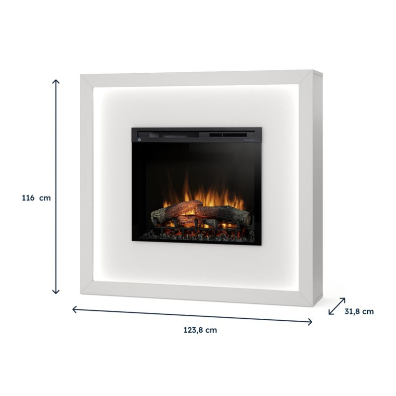Elpejs Litos 1400W 28" Hvid Mat | LITOS-28-W01