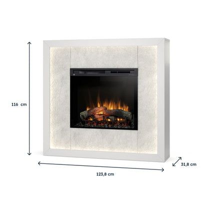 Elpejs Litos 1400W 28" Hvid Mat