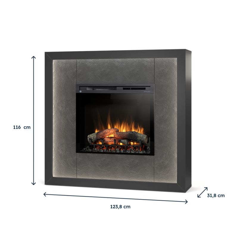 Elpejs Litos 28" XHD 1400W Sort Mat med Skifer