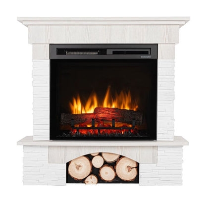 Elpejs Hjørnemodel 91x89 cm Hvid Fyrretræ 1400W