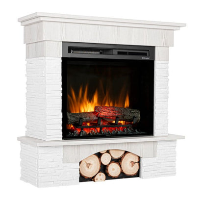 Elpejs Hjørnemodel 91x89 cm Hvid Fyrretræ 1400W
