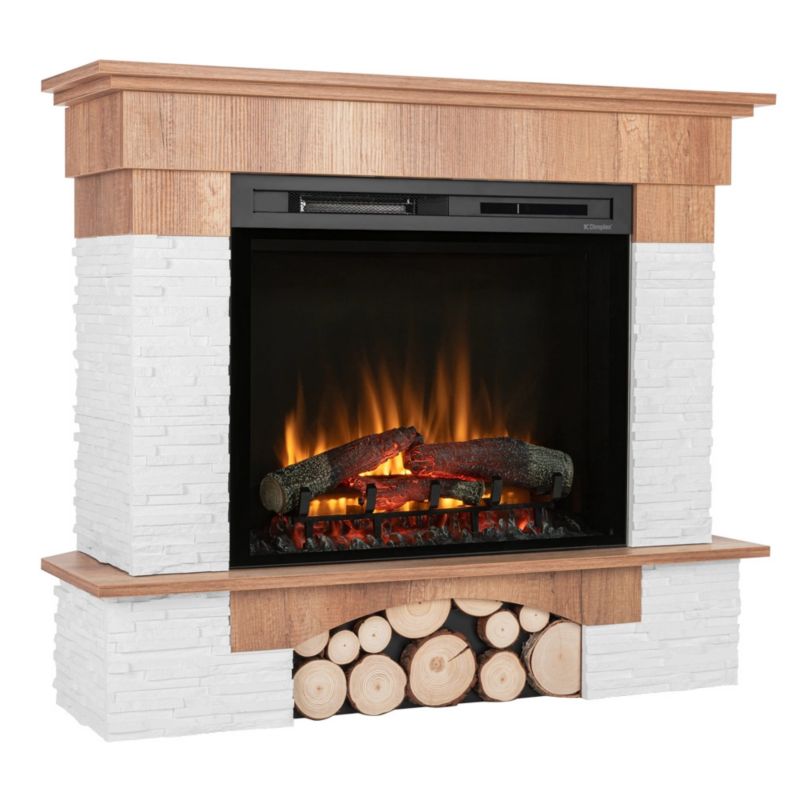 Elektrisk Hjørnepejs Porto 28" XHD 1400W Eg