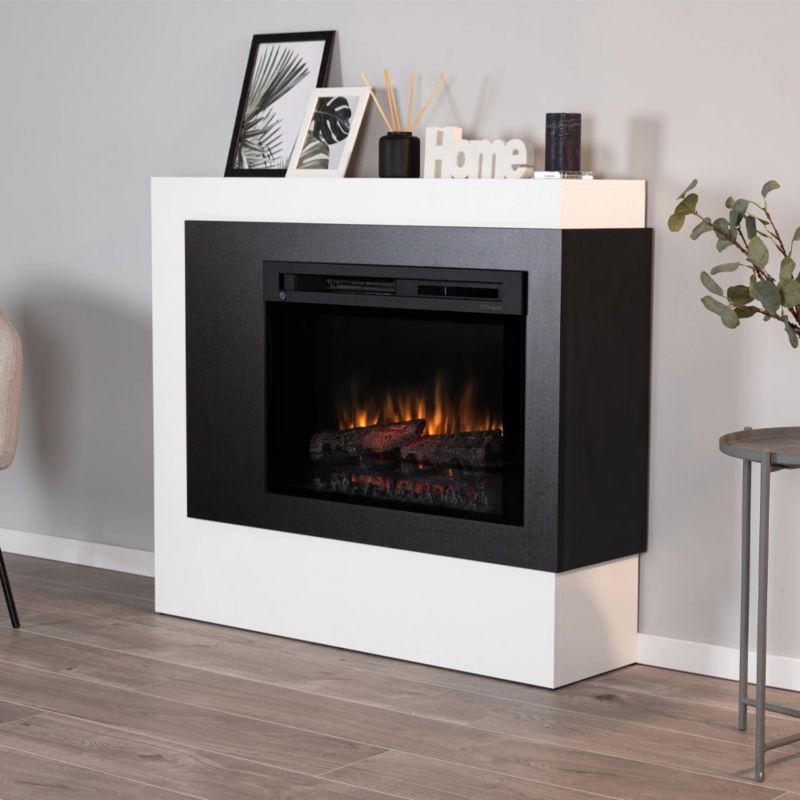 Elpejs Pulmari 26" LED med Varmefunktion Hvid Mat Sort