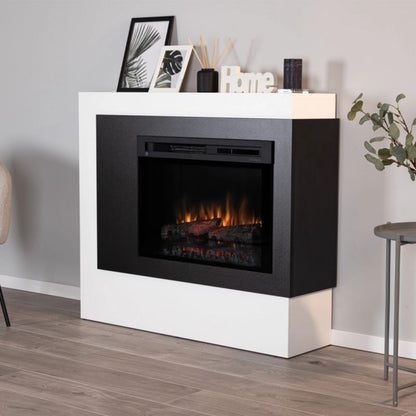 Elpejs Pulmari 26" LED med Varmefunktion Hvid Mat Sort