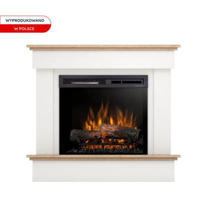 Elektrisk Pejs Tormes 23" XHD 1400W Hvid Mat Lys Eg