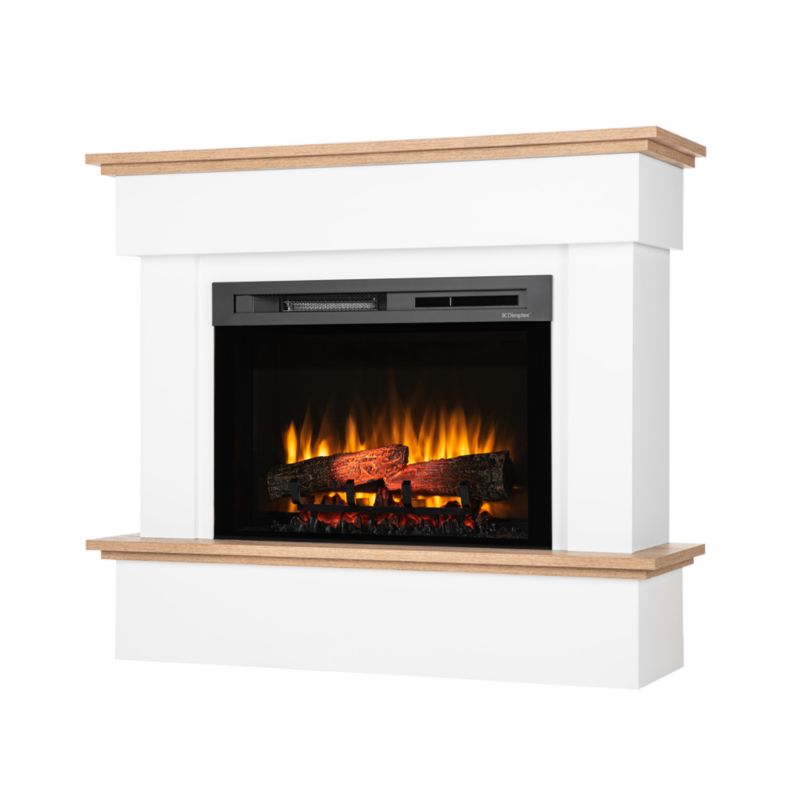 Elektrisk Pejs Tormes 26" XHD 1400W Hvid Mat Egetræ