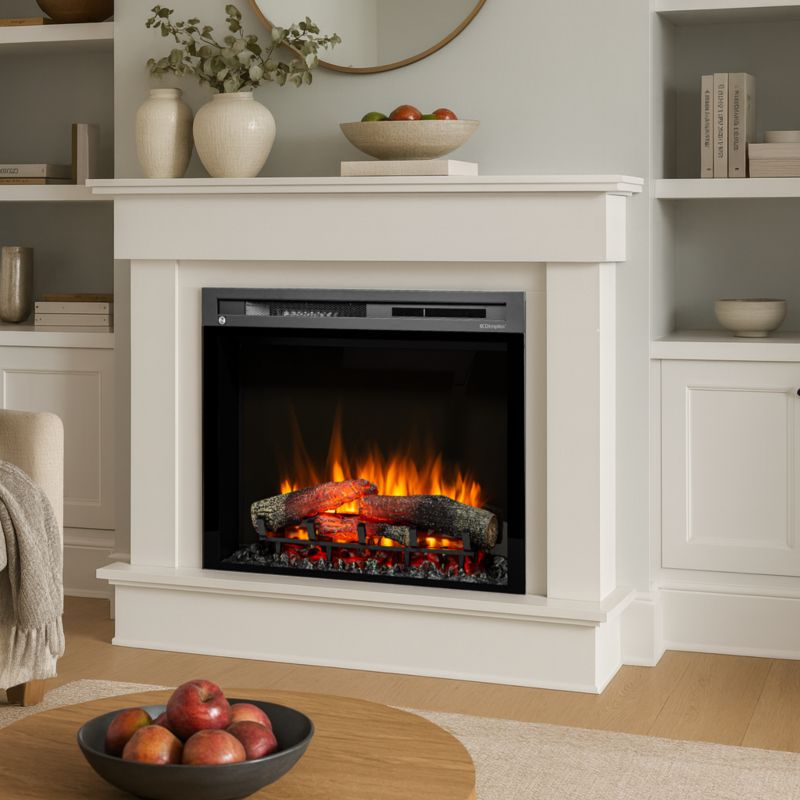 Elektrisk Pejs Tormes 28" XHD 1400W Hvid Mat