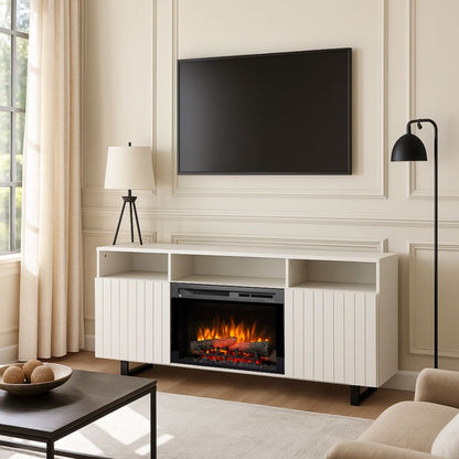 Elektrisk Pejs TV Møbel 26" XHD 1400W Trivel | TRIVEL-26-W01