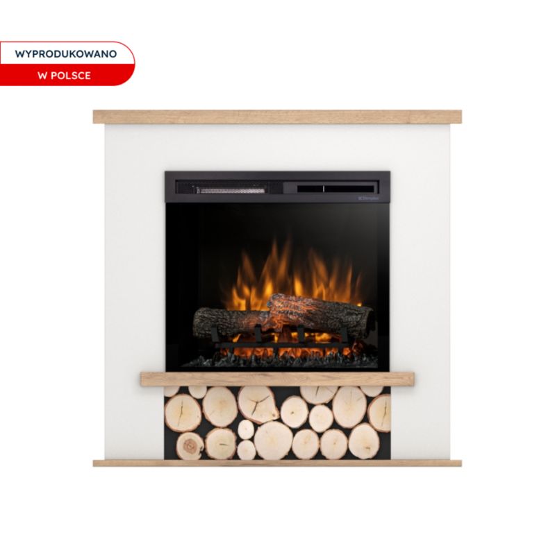 Elektrisk Pejs Tula 23" XHD 1400W Hvid Mat