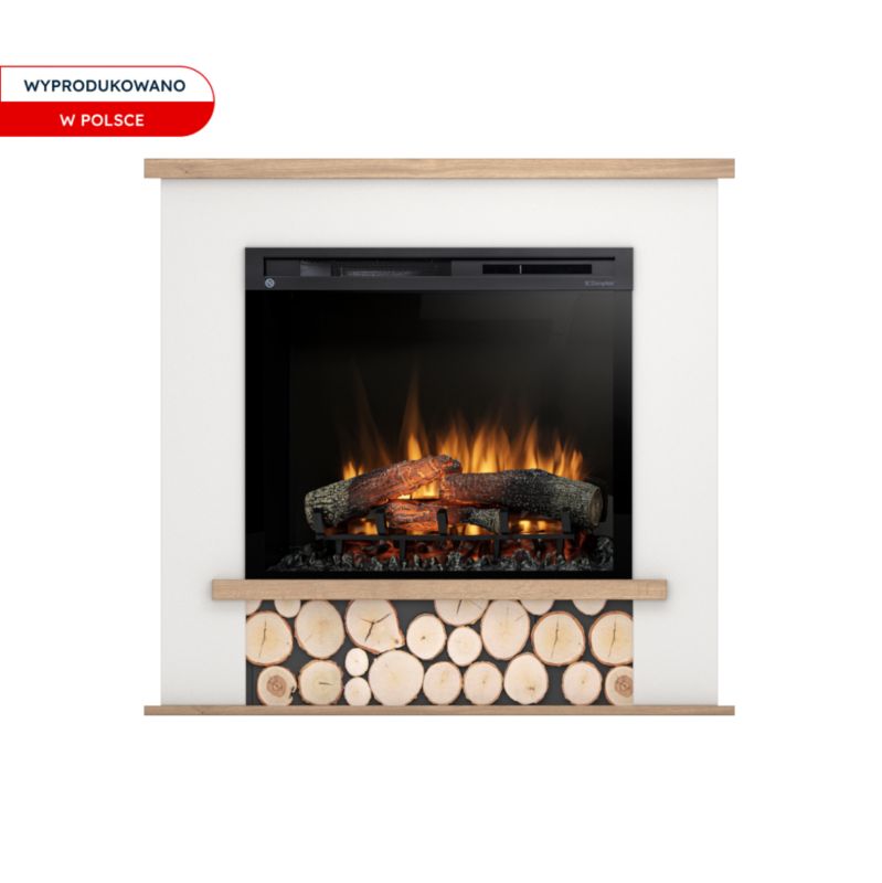 Elektrisk Pejs Tula 28" XHD 1400W 106x100 cm Hvid Mat