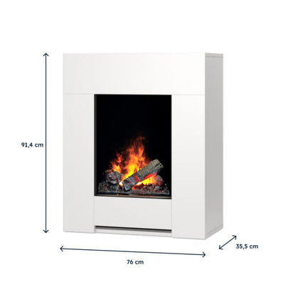 Elpejs Zario 2000W 76x91 cm Hvid Mat | ZARIO-ENG68-400-W01