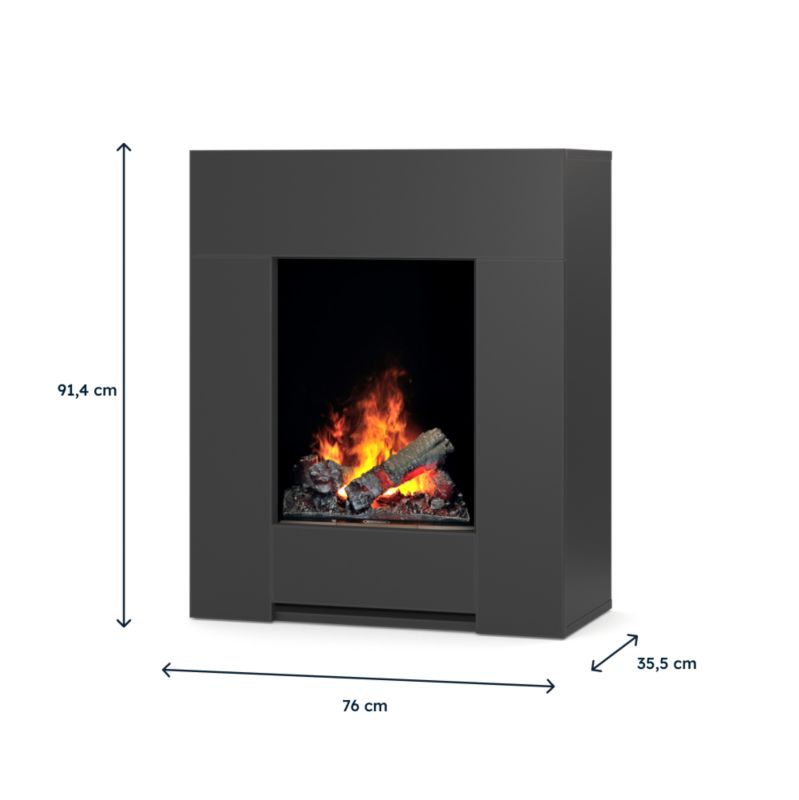Elpejs Zario 2000W 76x91 cm Sort Mat