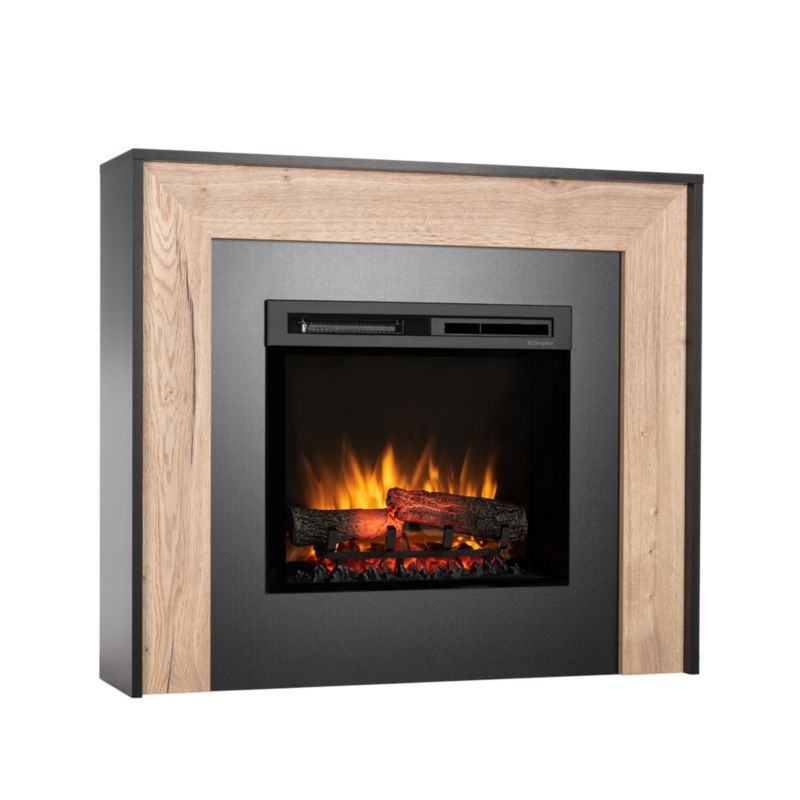 Elektrisk Pejs Zuni 23" XHD 1400W LED Sort med Træ