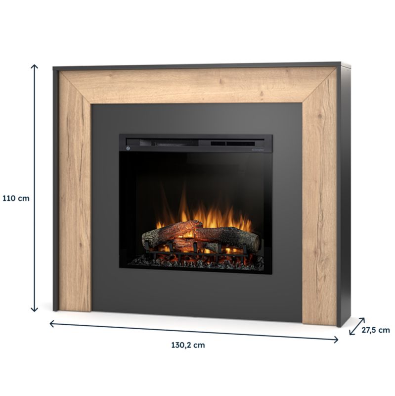 Elpejs Zuni 28" XHD 1400W LED Sort med Træ