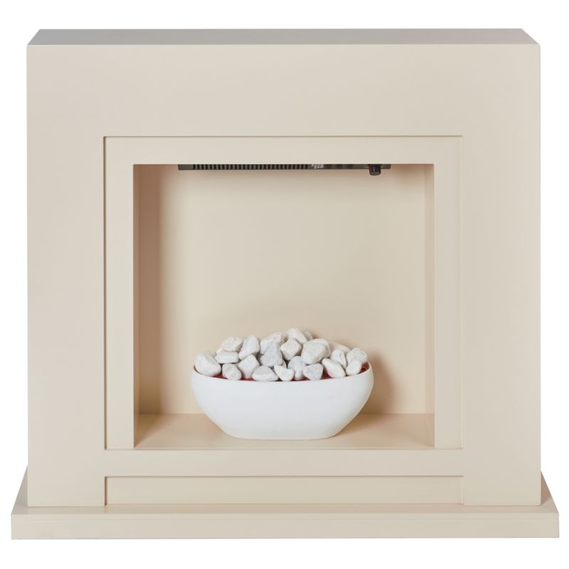 Elektrisk Kamin Sahara 90x80 cm Beige