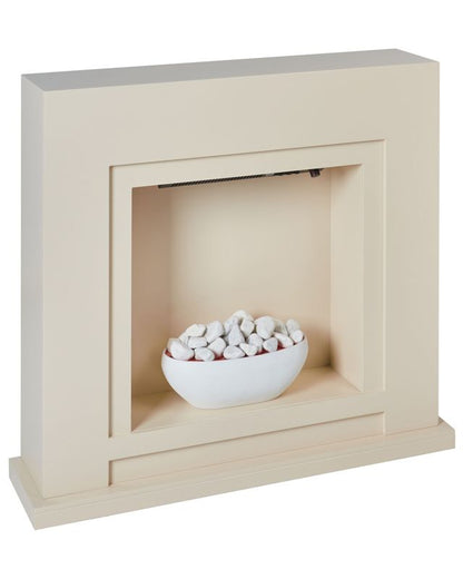 Elektrisk pejs med varmefunktion Sahara Beige 1 stk.