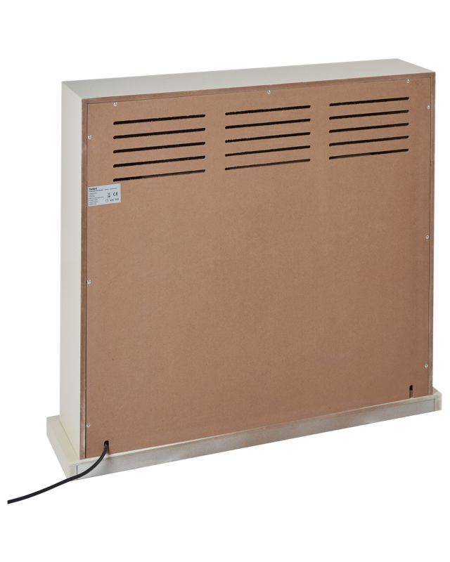 Elektrisk pejs med varmefunktion Sahara Beige 1 stk.