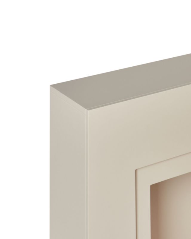 Elektrisk pejs med varmefunktion Sahara Beige 1 stk.