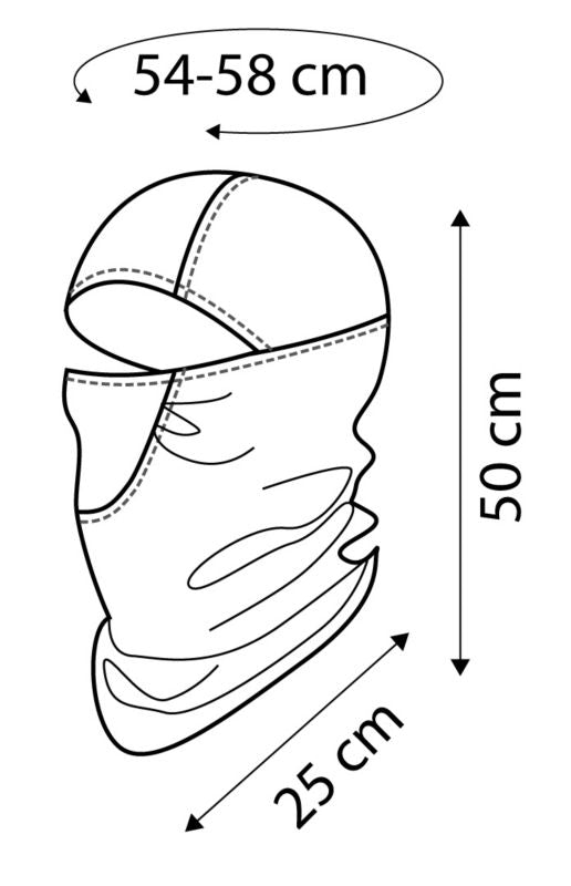 Neo Tools termoakktiv balaclava i sort
