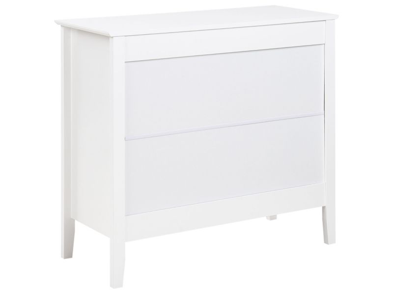 Komoda Assisi 3 Skuffer Hvid 90x40x80 cm