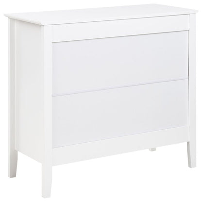 Komoda Assisi 3 Skuffer Hvid 90x40x80 cm