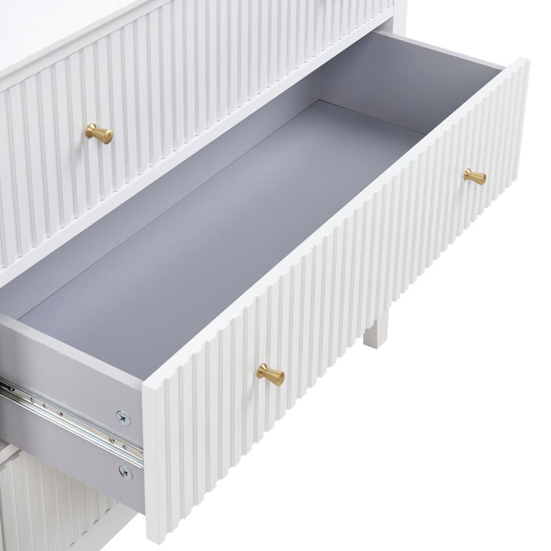 Komoda Assisi 3 Skuffer Hvid 90x40x80 cm