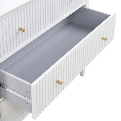 Komoda Assisi 3 Skuffer Hvid 90x40x80 cm