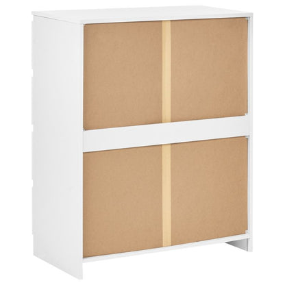 Komoda Winnipeg 4 Skuffer Hvid 80x40x100 cm