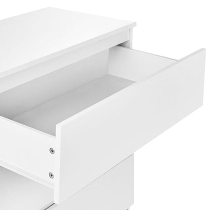 Komoda Winnipeg 4 Skuffer Hvid 80x40x100 cm