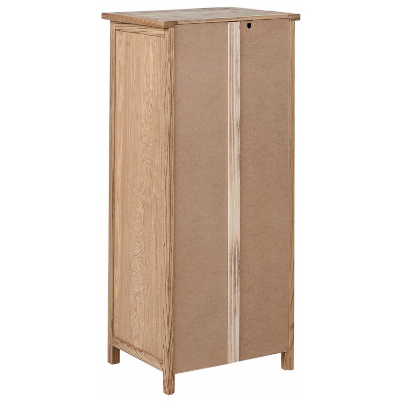Komoda Salton 5 Skuffer Træ Sassafras Brun
