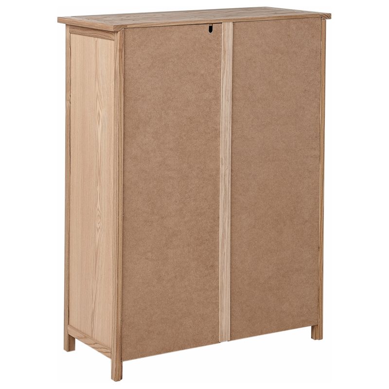 Kommode Salton 5 Skuffer Sassafras Træ Brun 85x39x111 cm