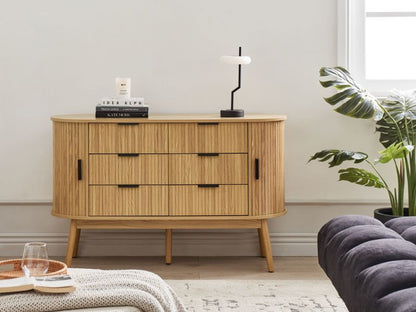 Kommode Selah 6 Skuffer Brun 1 stk.