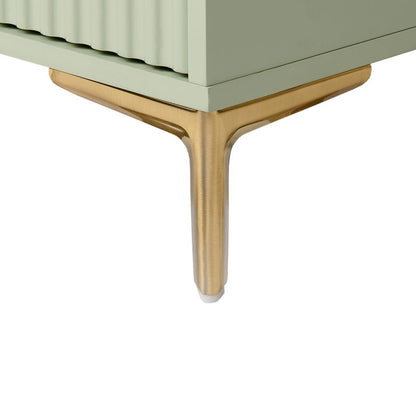 Komoda Walcott 6 Skuffer Lysegrøn 108x40x89 cm